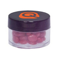 Twist Top Container w/ Black Cap Filled w/ Cinnamon Red Hots